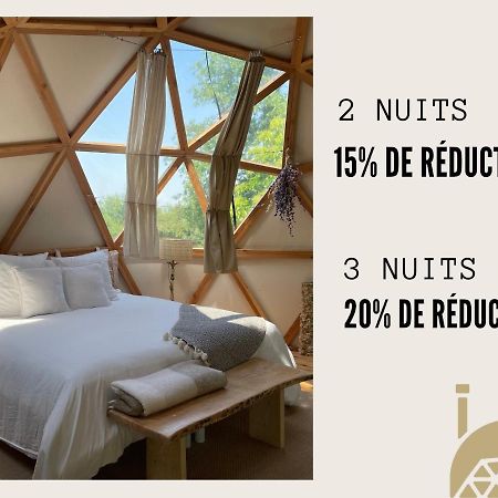 Dome Insolite Lichen Jacuzzi Et Petits-Dejeuners Inclus Gondrin Εξωτερικό φωτογραφία