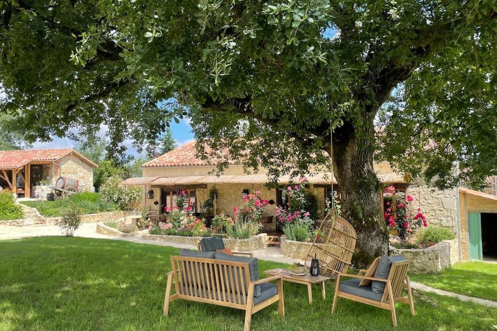 Dome Insolite Lichen Jacuzzi Et Petits-Dejeuners Inclus Gondrin Εξωτερικό φωτογραφία