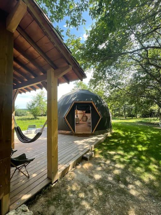 Dome Insolite Lichen Jacuzzi Et Petits-Dejeuners Inclus Gondrin Εξωτερικό φωτογραφία